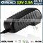 12V 2.5A AC DC Adapter 100-240V 50-60Hz AC Adapter 12V 2.5A Swithcing Power Supply 12V 2.5A AC Adapter