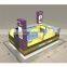 High end glossy piano finished jewellery showroom furniture design ideas