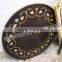 Black Stone Marble Inlaid Pietre Dure CofeeTable Top