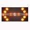 15pcs lamp arrow signal light led warning vehicle-mounted aluminum sign board