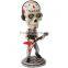 Customized Hallowmas skull singer Bobble Head toys,customized plastic shake head grisly monster bobble head manufacturer