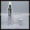 square 15ml 30ml 50ml plastic cosmetic cream containers & cream jar , gold / shinly cosmetic acrylic bottle personal care