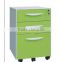 2016 latest mobile cabinet pedestal 3-drawers office lightweight steel filing cabinets