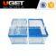 Customized logo space saving stackable folding plastic fresh crate