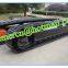 custom built steel track undercarriage steel crawler undrcarriage with slew bearing