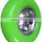 16 inch FLAT FREE PU wheel with metal rim for wheelbarrows