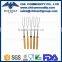 New set of 8 telescopic roasting fork for camping cookware
