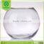 colorful round glass bowl vase/clear glass fish bowl