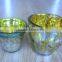 high quality electroplate glass vase for Christmas Decoration