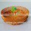 Handmade Wicker Empty Food Fruit Basket