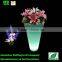 LED large garden flower pots blue /led plastic small cube led flower pot bangkok plastic flower pot