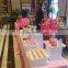 New style acrylic buffet display table stand