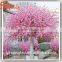 Artificial cherry blossom branch tree, fake pink cherry blossom trees, cheap white cherry tree for weddings