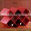 PU leather portable dispaly red wine rack