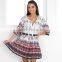 Printed Rayon Boho Summer Sun Dress