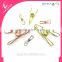 metal longtail wire folder binder clips in rose golden bronze silver copper colors for creative practical stationery sets