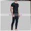 Men's Fitness Custom Rash Guard Short Sleeve Swimsuit