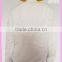 Ladies' Jacquard Fabric O-neck Sweatshirt