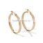 Imitation Gold Plated Hoop Earrings