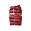 Red Stripe Digital Printing Kids Board Shorts in 100% Polyester Fabric