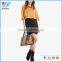  Ladies New Fashion Clothing Wholesale Casual Mustard Yellow Wrap Dress