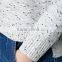 OEM clothing manufacturing knitted wool dot pattern womens sweaters with low price