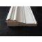 White gesso primed wooden moulding