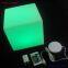 illuminated led plastic cubes display