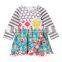 top quality lamp floral ruffle polka dot little gril boutique dress