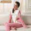 Wholesale Qianxiu Cute Fleece White Pink Winter Women Pajamas
