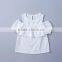 Wholesale Children Off Shoulder Full Blouse Design Solid Color Shirts Baby Girls New Style Lace Shirt