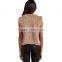 SJ313-01 Australia Winter Fur Vests Good Look Women Coats Vests Light Camel