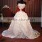 IN STOCK Off-The-Shoulder wedding dress sleeveless flower ball gown bridal dresses SW100
