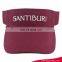 Wholesales New Fashion Foldable Cheap Wine Red Adults Visor Sun Hat