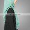 2016 Hot Beautiful Muslim Hijab Wholesale Cotton Lace Shawl Green Lace Scarf