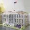American white house 3d diy building puzzle for kids