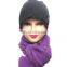 100% acrylic shawl for ladies promotional knitted scarf neck warmer bandelet plain color warm muffler winter neckerchief