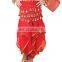 BestDance indian red belly dance pants for kids bellydance professional harem pants for kids OEM