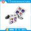 custom shape round bule diamond cufflinks for gift