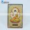 Wholesale Custom Lucky Religious Chinese Buddhism Golden Metal Cards