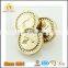 Wholesale Custom Cloth Accessories Fashion Cute Metal Flower Buttons