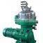 Continuous flow milk fat clarifier