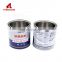 Factory high quality retail plain round tins with inner lid paint cans necked-in empty tin can
