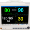 Multi Parameter Patient Monitor with 15 Inch with Six Parameters