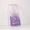 Clear transparent tpu+pc bling bling glitter mobile phone case back cover