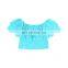 One Shoulder Ruffle Top Girls Shirt Ruffle Summer Ruffle Blouse Tee Shirts