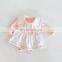 2020 Baby Infant Long-sleeved Thick Knitted Navy Collar Romper