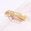 New arrival Trendy Fashion Korea English Letter Hair Clip Metal Gold Color Round Heart Shape Barrettes hair accessories