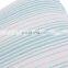 Decor White and Green Striped Poly Chenille Cushion Cover