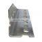 Hot rolled cold formed galvanized slotted perforated punched steel angle bracket with holes